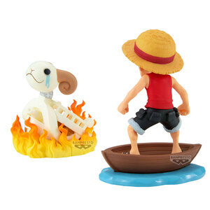 OP WORLD COLL MONKEY.D.LUFFY&GOING MERRY